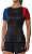 Футболка женская Mizuno DryAeroFlow Graphic Oni Red/Oni Blue - Фото 2 малая