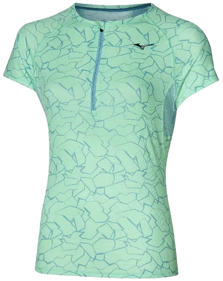 Футболка женская Mizuno Graphic Trail NeoMint - Фото 1 большая
