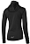 Футболка женская Mizuno Warmalite Hooded LS черный - Фото 2 малая