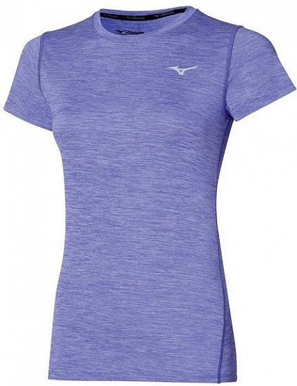 Футболка женская Mizuno Impulse Core пурпурный - Фото 1 большая