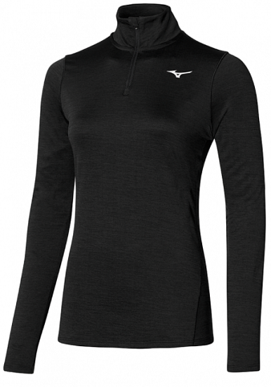 Пулон женский Mizuno Impulse Core LS HZ черный  - Фото 1 большая