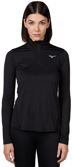 Пулон женский Mizuno Impulse Core LS HZ черный  - Фото 3 большая