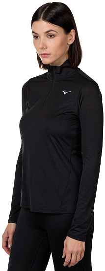 Пулон женский Mizuno Impulse Core LS HZ черный  - Фото 4 большая