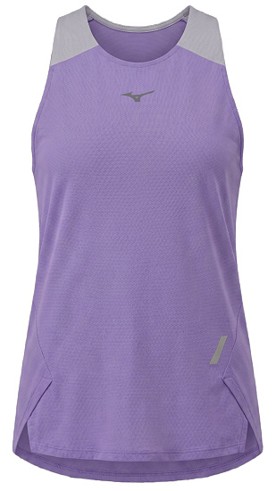 Майка женская Mizuno Tech Light Paisley Purple - Фото 1 большая