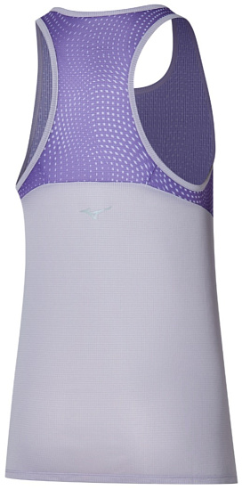Майка женская Mizuno DryAeroFlow Graphic Paisley Purple - Фото 2 большая