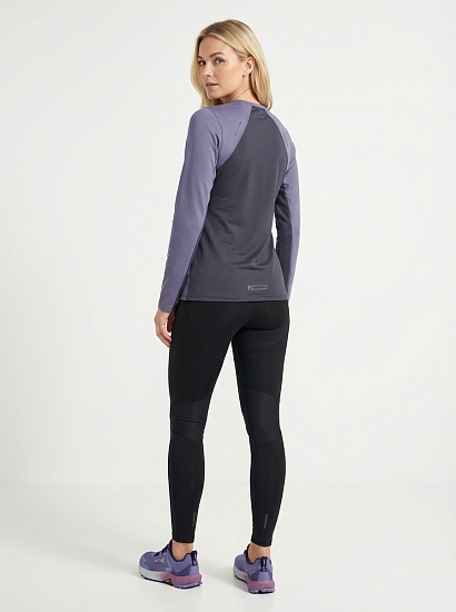 Лонгслив женский Mizuno Tech Thermal Charge Quicksilver - Фото 4 большая