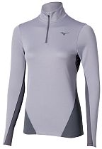 Лонгслив женский Mizuno Tech Thermal Charge Hz Quicksilver