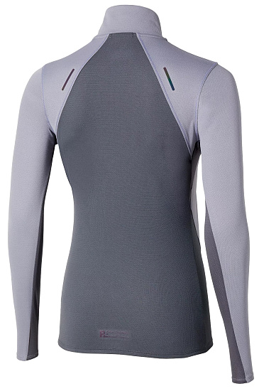 Лонгслив женский Mizuno Tech Thermal Charge Hz Quicksilver - Фото 5 большая