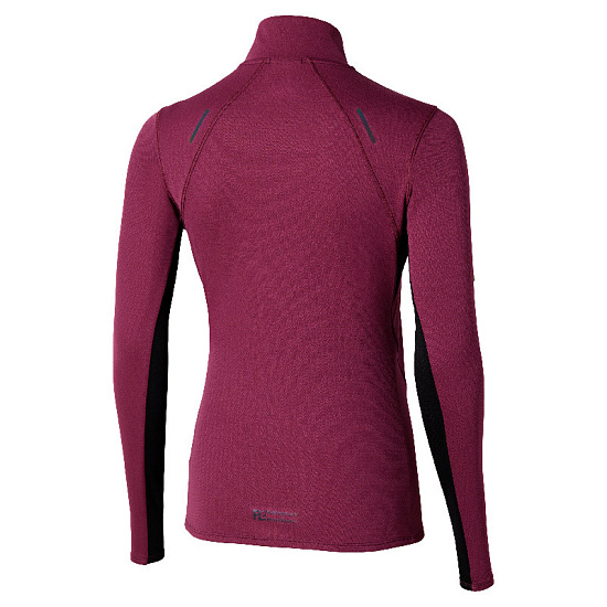 Лонгслив женский Mizuno Tech Thermal Charge Hz Ls Dark purple - Фото 2 большая