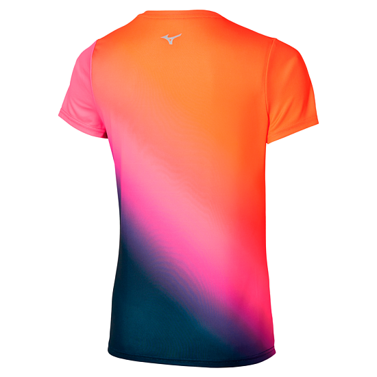 Футболка женская Mizuno Summer Pack Qd Yuuyake - Фото 2 большая