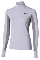 Лонгслив женский Mizuno Active Warm Hz Icelandic Blue