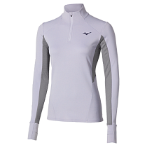 Лонгслив женский Mizuno Active Warm Hz Ls Icelandic Blue