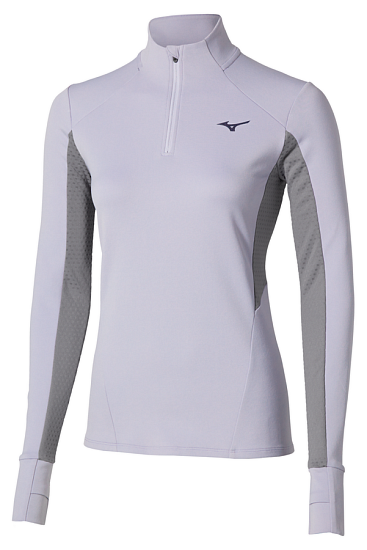 Лонгслив женский Mizuno Active Warm Hz Icelandic Blue - Фото 1 большая