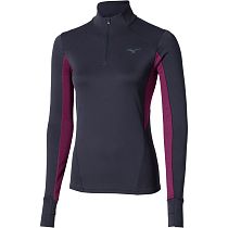 Лонгслив женский Mizuno Active Warm Hz Ls Baritone Blue