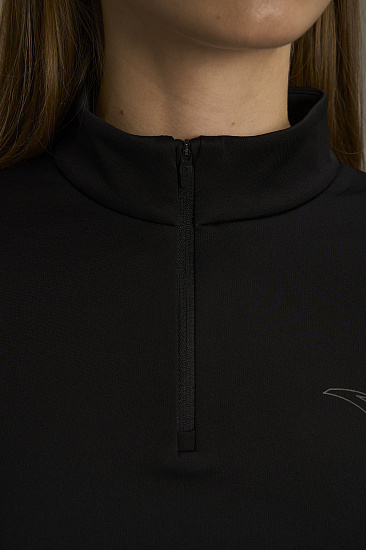 Лонгслив женский Anta Running Black - Фото 10 большая