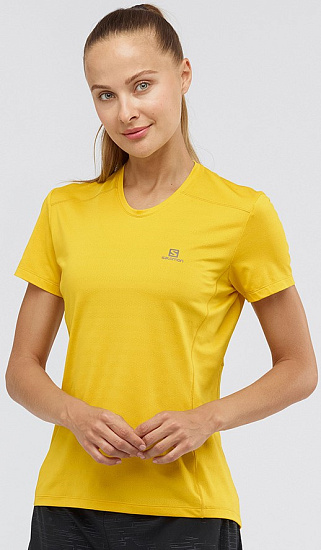 Футболка женская Salomon Xa Sulphur/Heather - Фото 2 большая