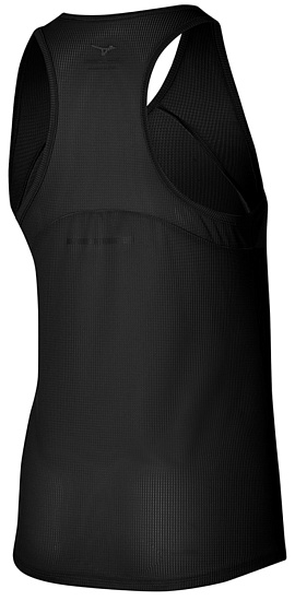 Майка женская Mizuno Dryaeroflow Black - Фото 2 большая