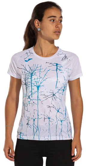Футболка женская Joma Elite IX White - Фото 4 большая