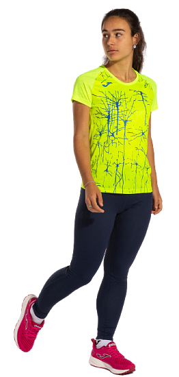 Футболка женская Joma Elite IX Yellow - Фото 7 большая