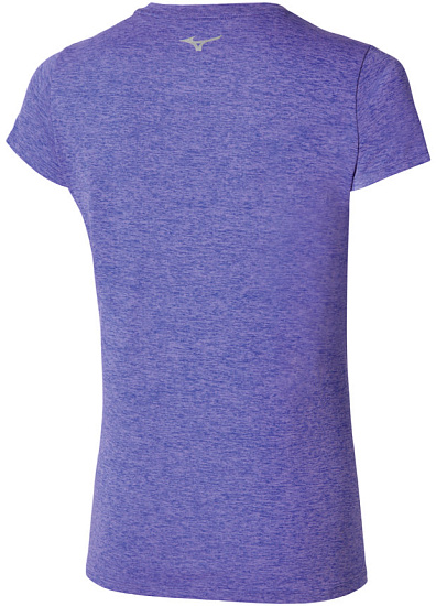 Футболка женская Mizuno Impulse Core Iris Bloom - Фото 2 большая