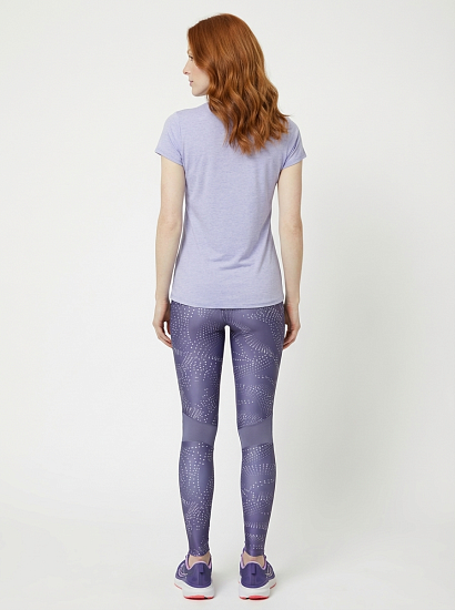 Футболка женская Mizuno Core Runbird Icelandic Blue - Фото 4 большая