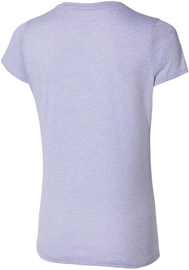 Футболка женская Mizuno Core Runbird Icelandic Blue - Фото 2 большая