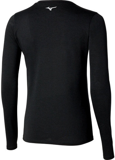 Лонгслив женский Mizuno Core Impulse Black - Фото 2 большая
