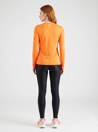 Лонгслив женский Mizuno Core Impulse Tangelo - Фото 4 большая