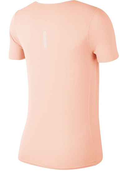 Футболка женская Nike City Sleek Ss Washed Coral/Reflective Silver - Фото 2 большая