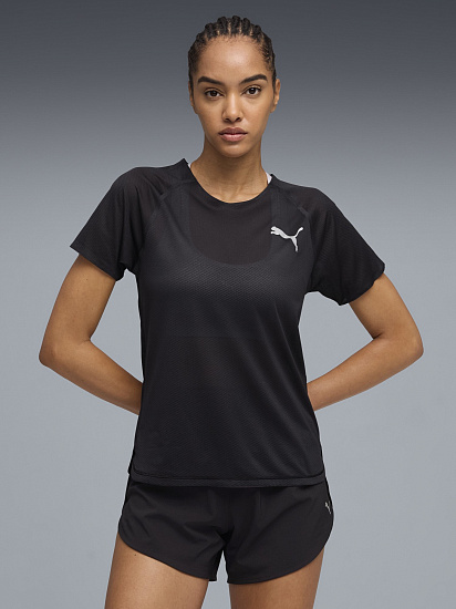 Футболка женская Puma Lightspeed SS Puma Black - Фото 3 большая