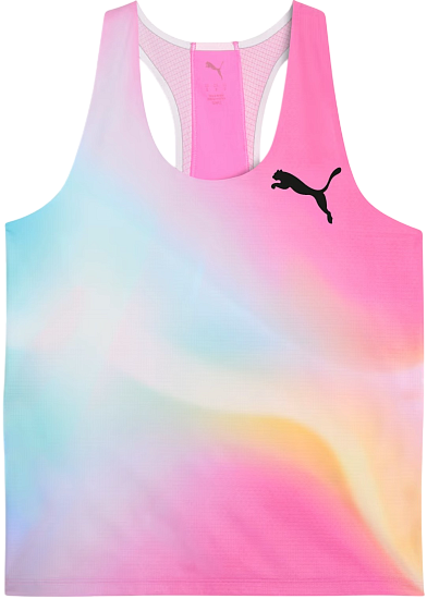 Майка женская Puma Lightspeed Uw Graphic Poison Pink - Фото 1 большая