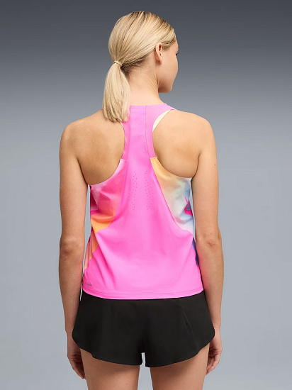 Майка женская Puma Lightspeed Uw Graphic Poison Pink - Фото 4 большая