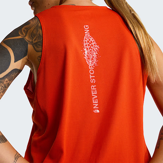 Майка женская The North Face Lightbright Graphic Lava Red - Фото 9 большая