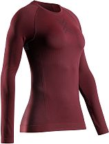 Лонгслив женский X-Bionic Xceed Run Oxide Red/X Black