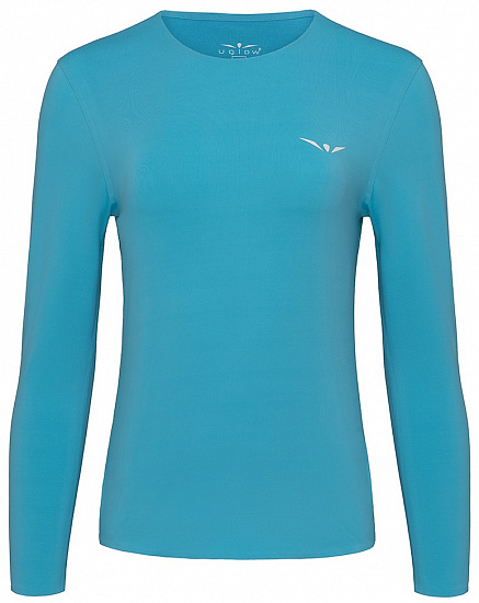 Лонгслив женский UGLOW Warm Sky Blue - Фото 1 большая