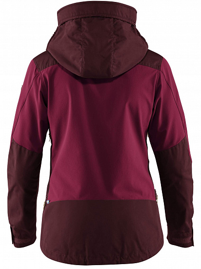 Куртка женская Fjallraven Keb Dark Garnet-Plum - Фото 2 большая