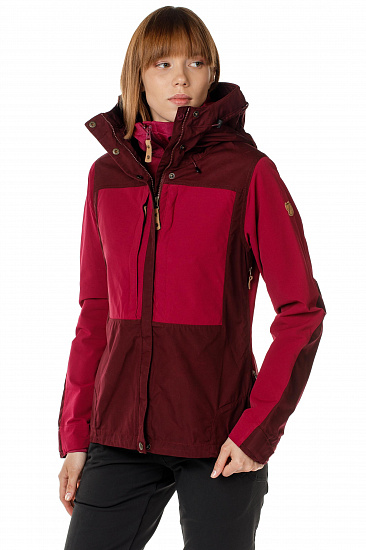Куртка женская Fjallraven Keb Dark Garnet-Plum - Фото 5 большая