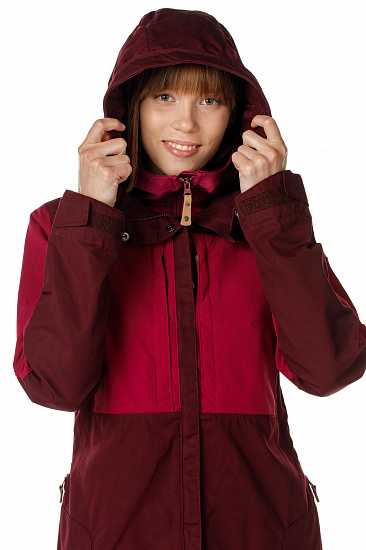 Куртка женская Fjallraven Keb Dark Garnet-Plum - Фото 7 большая