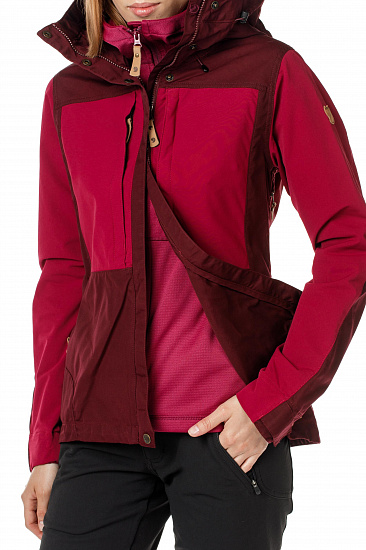 Куртка женская Fjallraven Keb Dark Garnet-Plum - Фото 9 большая