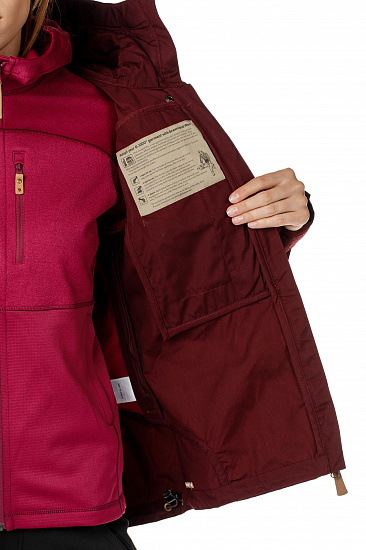 Куртка женская Fjallraven Keb Dark Garnet-Plum - Фото 11 большая