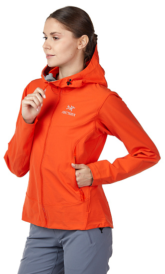 Куртка женская Arcteryx Gamma LT Hoody Hyperspace - Фото 4 большая