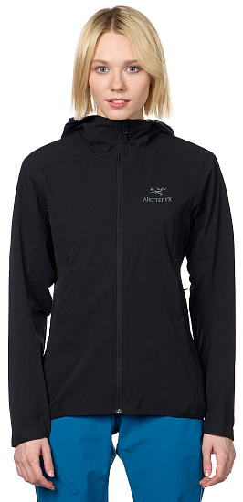 Куртка женская Arcteryx Gamma SL Hoody Black - Фото 2 большая