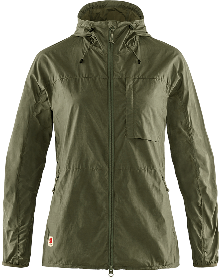 Куртка женская Fjallraven High Coast Wind Green - Фото 1 большая