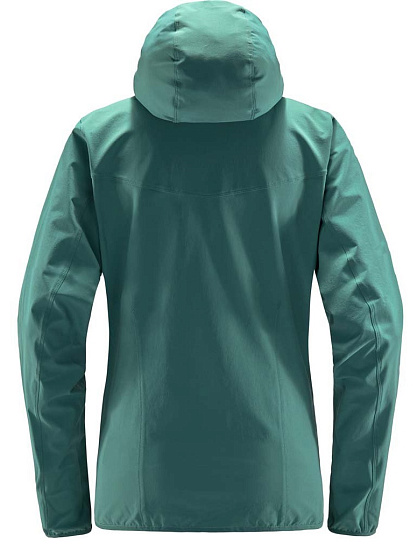 Куртка женская Haglofs Natrix Hood Willow Green - Фото 2 большая