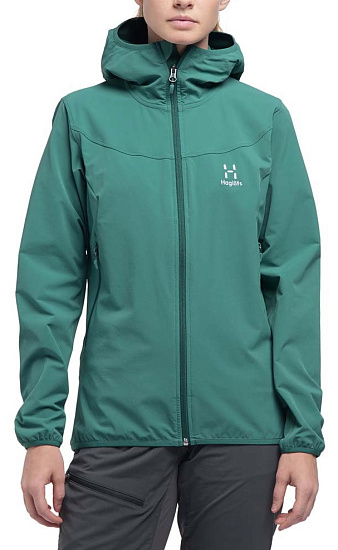 Куртка женская Haglofs Natrix Hood Willow Green - Фото 3 большая
