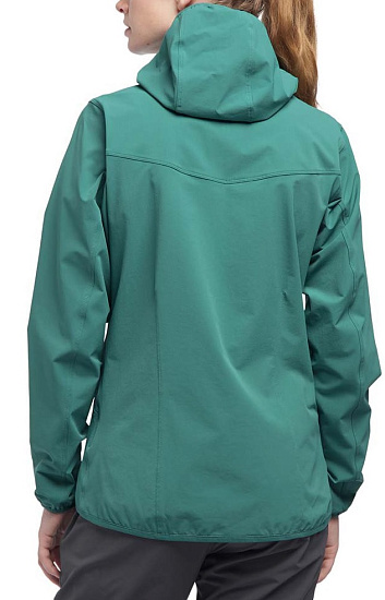 Куртка женская Haglofs Natrix Hood Willow Green - Фото 4 большая