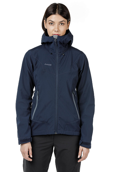 Куртка женская Bergans Selfjord Dk Navy/Dk Fogblue - Фото 2 большая
