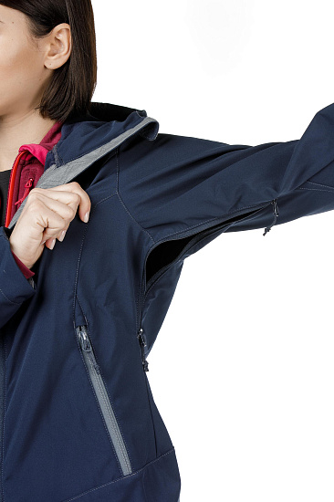 Куртка женская Bergans Selfjord Dk Navy/Dk Fogblue - Фото 6 большая