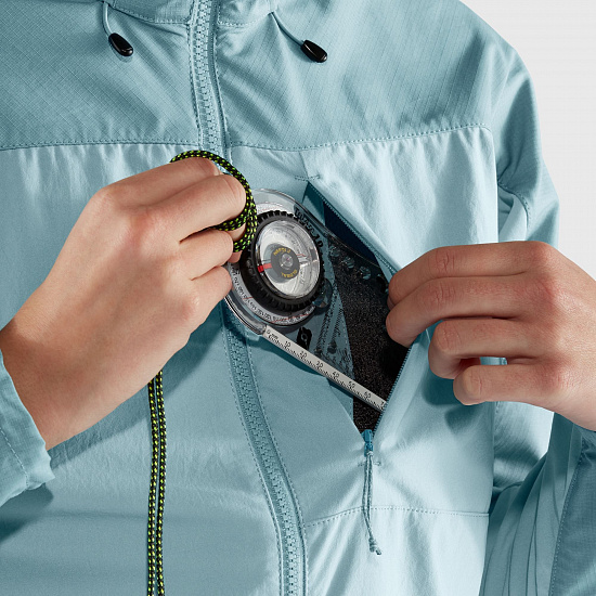 Куртка женская Fjallraven Abisko Midsummer Mineral Blue/Clay Blue - Фото 7 большая
