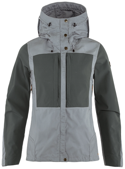 Куртка женская Fjallraven Keb Flint Grey/Basalt - Фото 1 большая